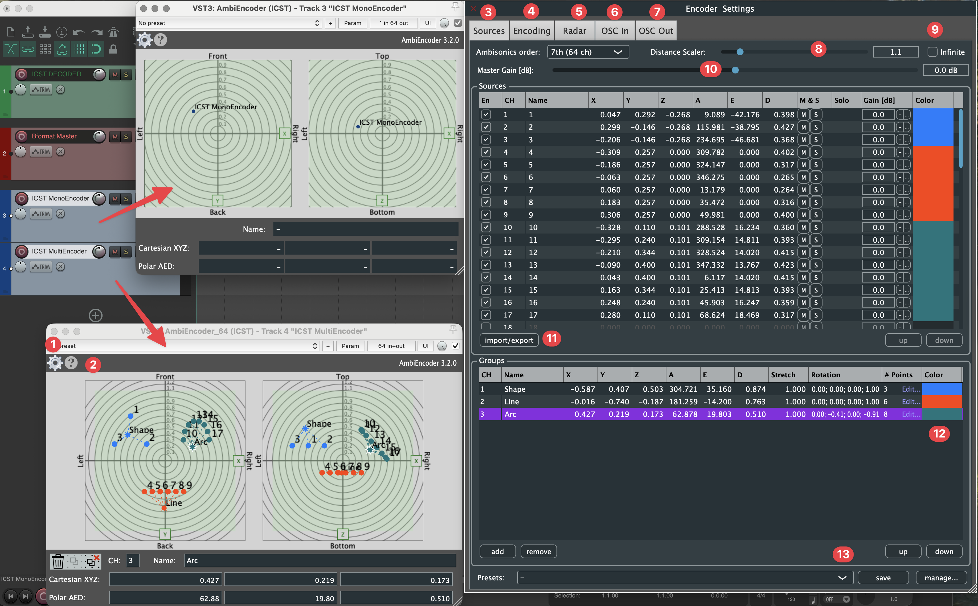 ICST AmbiEncoder overview