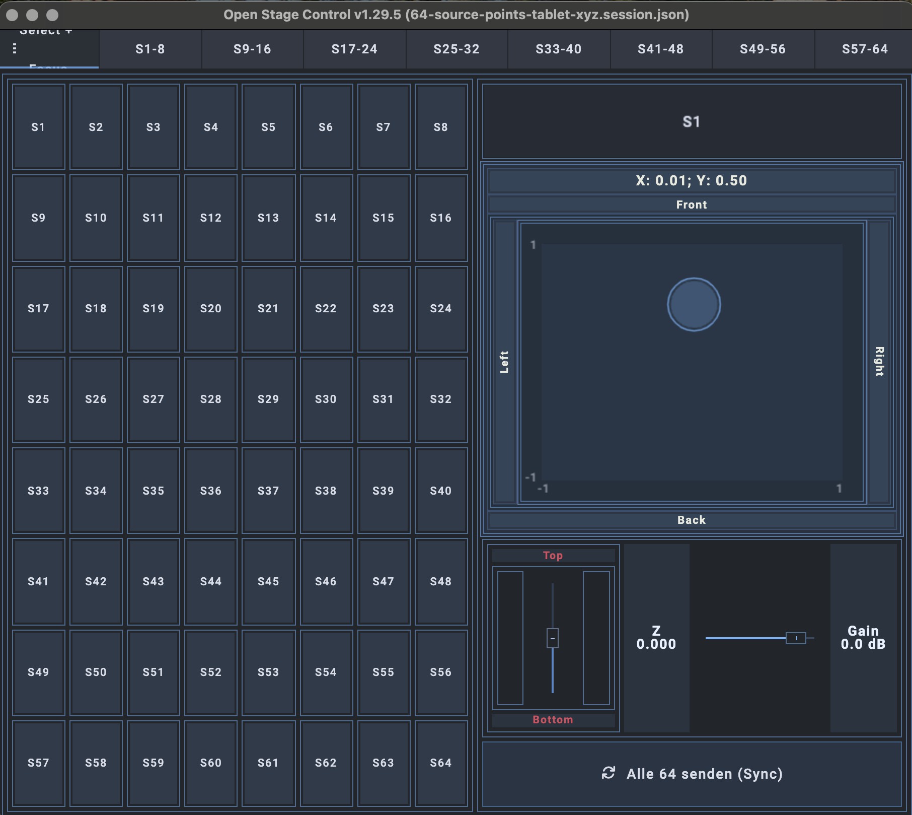 open-stage-control mit ICST AmbiEncoder_64